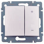 Valena Светорегулятор нажимной 40-600W для л/н и обмоточных т-ров цвет белый Legrand